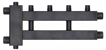 Коллектор котельной разводки ROMMER 2+1 (дублер рядный) с гидроразделителем 1'1/2 