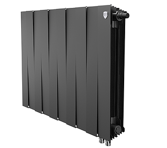 Радиатор биметаллический Royal Thermo PianoForte 500 Noir Sable (Н) (Чёрный) - 10 секций
