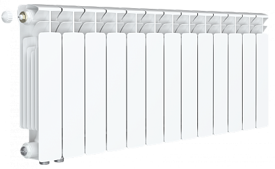 Радиатор биметаллический Rifar Base Ventil 350 - 13 секций (подключение нижнее слева) Радиатор биметаллический Rifar Base Ventil 350 - 13 секций (подключение нижнее слева)