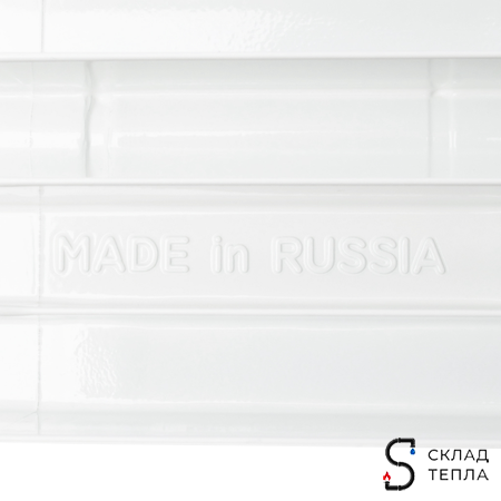 Радиатор биметаллический STOUT Space 500 - 8 секций. Вид 13.