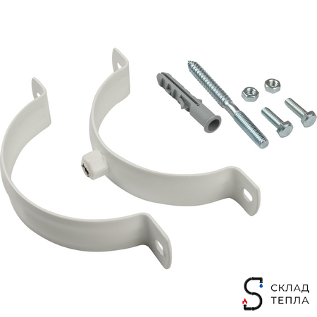 Хомут для крепления к стене коаксиального дымохода STOUT D60/100 мм. Вид 3.