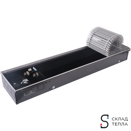 STOUT Конвектор внутрипольный SCN 110.240.1000 (Решётка роликовая, анодированный алюминий). Вид 5.