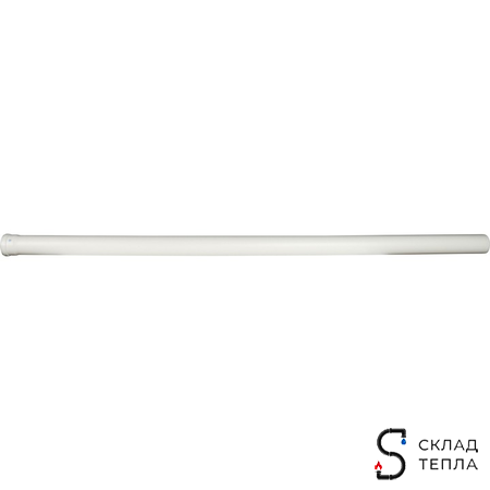 STOUT Элемент дымохода конденсац. труба 2000 мм DN80 м/п PP-FE. Вид 2.