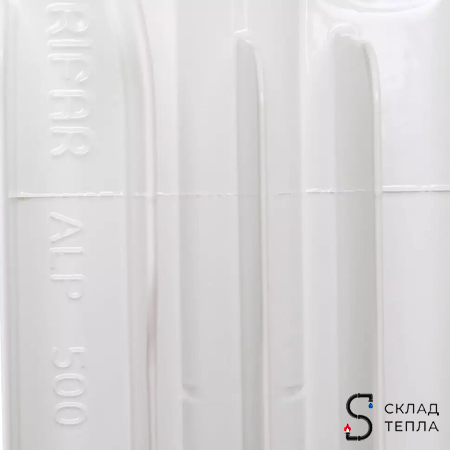 Радиатор биметаллический Rifar Alp 500 - 4 секции. Вид 12.