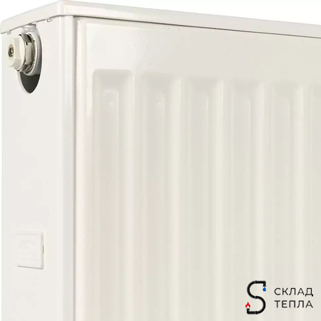 Радиатор стальной KERMI FTV 22 - высота 300 мм, длина 1400 мм с нижним подключением. Вид 9.