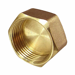 Заглушка латунная с внутренней резьбой TIM - 1 1/4' (1шт)