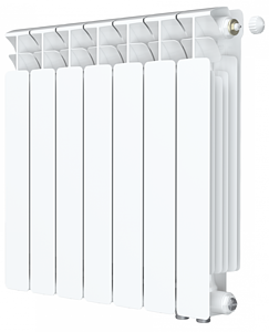 Радиатор биметаллический Rifar Base Ventil 500 - 7 секций (подключение нижнее справа)