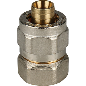 Переход на внутреннюю резьбу STOUT - 20 x 1/2' (винтовой, для металлопластиковых труб, 2шт)