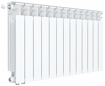 Радиатор биметаллический Rifar Base Ventil 500 - 13 секций (подключение нижнее слева)