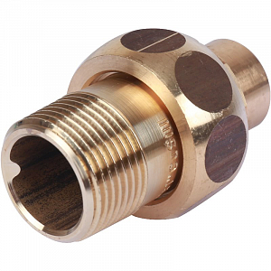 Переход на наружную резьбу разъемный Sanha 18х3/4' под пайку 4341g (самоуплотнающийся)