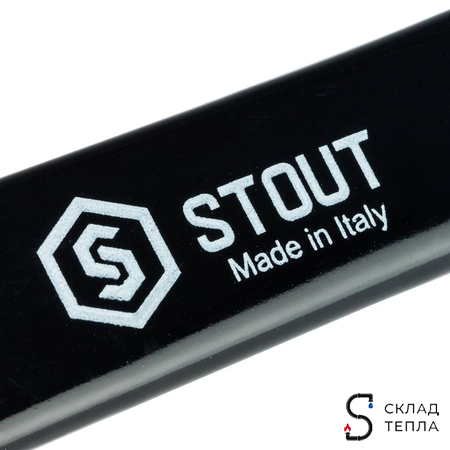 Кран шаровой с фильтром STOUT - 1 1/4" (ВР/ВР, PN30, Tmax 100°С, сетка 500 мкм, ручка-рычаг черная). Вид 5.