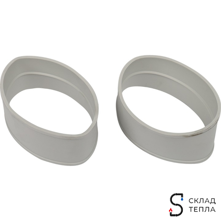 Комплект прохода через стену для коаксиального дымохода STOUT D60/100 мм (для котлов Baxi/Viessmann). Вид 9.