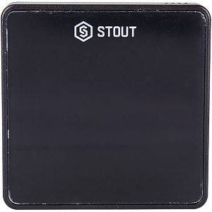STOUT Беспроводной датчик температуры пола C-8f, черный STOUT Беспроводной датчик температуры пола C-8f, черный