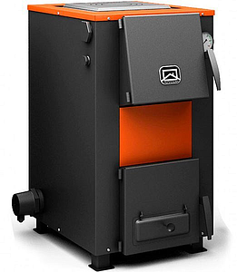 Котел твердотопливный Теплодар Куппер ОВК - 18 кВт (со встроенным ТЭНом 6 кВт и варочной панелью)