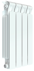 Радиатор биметаллический Rifar Monolit 500 - 4 секции (подключение боковое 3/4") Радиатор биметаллический Rifar Monolit 500 - 4 секции (подключение боковое 3/4')
