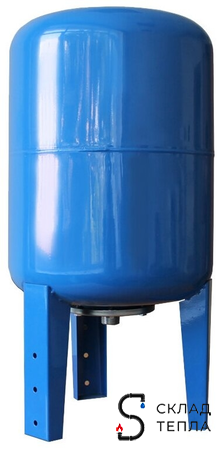Гидроаккумулятор TIM-100 л. (1", PN8, вертикалиный с ножками). Вид 1.
