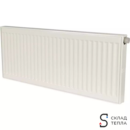 Радиатор стальной KERMI FTV 12 - высота 400 мм, длина 500 мм с нижним подключением. Вид 1.