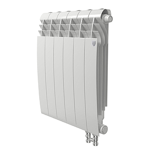 Радиатор биметаллический Royal Thermo BiLiner 500 V Bianco Traffico (Н) (Белый) - 6 секций