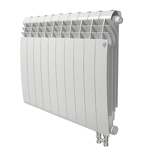 Радиатор биметаллический Royal Thermo BiLiner 500 V Bianco Traffico (Н) (Белый) - 10 секций