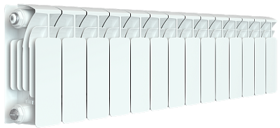 Радиатор биметаллический Rifar Base 200 - 14 секций Радиатор биметаллический Rifar Base 200 - 14 секций