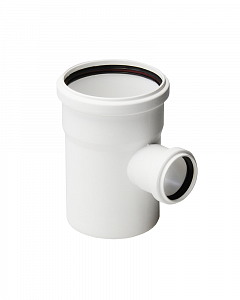 Тройник 87° переходной для внутренней канализации шумопоглощающий СИНИКОН КОМФОРТ- 110 x 50 Тройник 87° переходной для внутренней канализации шумопоглощающий СИНИКОН КОМФОРТ- 110 x 50