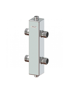 Гидравлический разделитель универсальный Zeissler 1' (до 60 кВт, нержавеющая сталь)