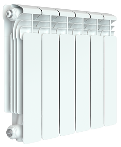 Радиатор алюминиевый Rifar Alum 350 - 6 секций