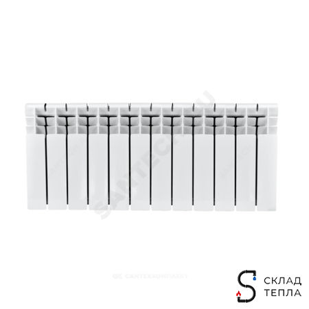 Радиатор алюминиевый Ogint Delta Plus 350 12 секций. Вид 9.