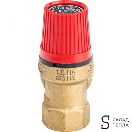 Клапан предохранительный WATTS SVH - 1/2" х 3/4" (ВР/ВР, Рн 1.5 бар, для систем отопления). Вид 3.
