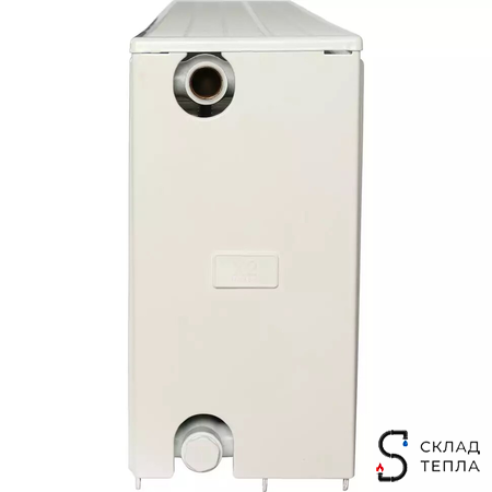 Радиатор стальной KERMI FKO 33 - высота 200 мм, длина 3000 мм с боковым подключением. Вид 5.