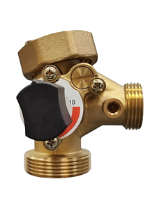 Трехходовой смесительный клапан для насосных групп Zeissler (левый)