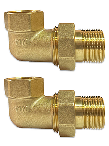 Соединение быстроразъемное (американка) угловое TIM - 3/4' (НР/ВР, 2шт.)