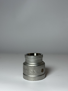 Муфта резьбовая переходная Benarmo - 3/4' х 1/2' (нержавеющая сталь) (2шт)