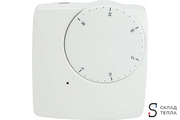 Комнатный термостат WFHT (5-30 C ) WATTS (нормально закрытый, 230В). Вид 2.