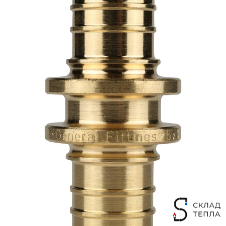 Муфта STOUT - 25  (для труб из сшитого полиэтилена). Вид 4.