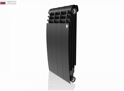Радиатор алюминиевый Royal Thermo Biliner Alum 500 Noir Sable  - 4 секций