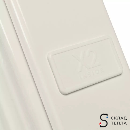 Радиатор стальной KERMI FTV 12 - высота 300 мм, длина 2000 мм с нижним подключением. Вид 12.