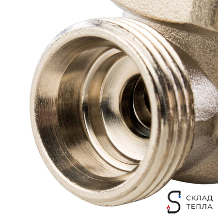 Узел нижнего подключения угловой STOUT - 3/4" (для двухтрубной системы). Вид 9.