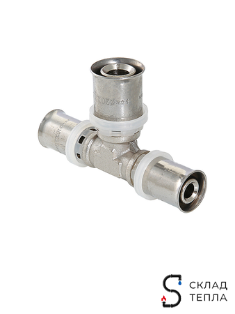 Пресс-тройник TIM - 26 (для металлопластиковых труб). Вид 1.