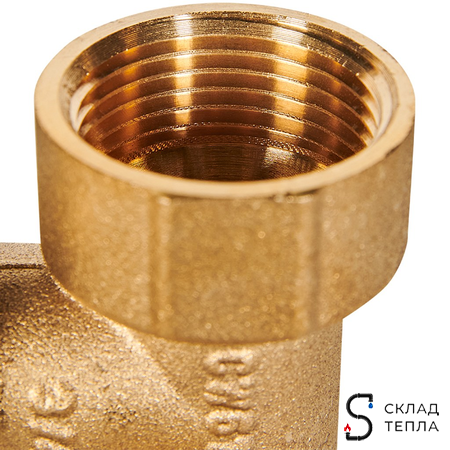 Водорозетка Rommer - 25 x 3/4" (для труб из сшитого полиэтилена). Вид 9.