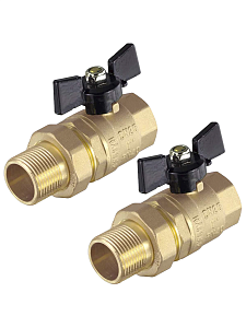 Кран шаровой TIM - 3/4" (ВР/НГ)- 2 шт. Кран шаровой TIM - 3/4' (ВР/НГ)- 2 шт.