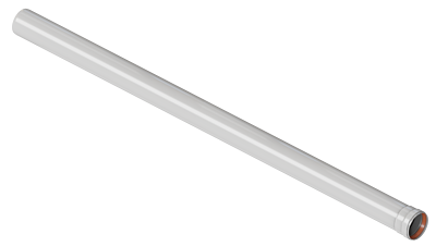 Труба для дымохода Rommer D 80 L 1500 мм