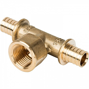 Тройник комбинированный с внутренней резьбой STOUT - 16 x 1/2' (для труб из сшитого полиэтилена)