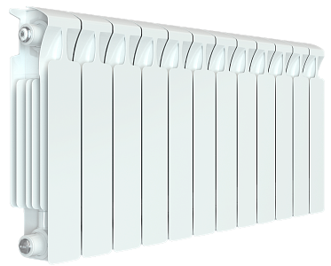 Радиатор биметаллический Rifar Monolit 350 - 12 секций (подключение боковое 3/4") Радиатор биметаллический Rifar Monolit 350 - 12 секций (подключение боковое 3/4')