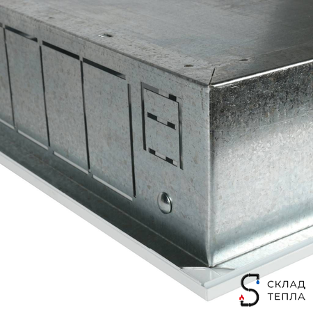 Шкаф распределительный встроенный STOUT - (ШРВ1) 4-5 выхода 670x125x496. Вид 9.