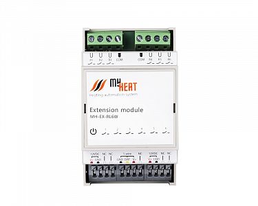 Беспроводной релейный блок расширения ЭВАН MYHEAT RL6W Беспроводной релейный блок расширения ЭВАН MYHEAT RL6W