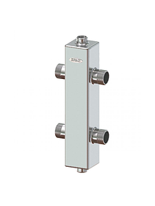 Гидравлический разделитель универсальный Zeissler 3/4' (до 40 кВт, нержавеющая сталь)