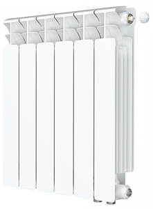 Радиатор биметаллический Rifar Base Ventil 500 - 6 секций (подключение нижнее справа)