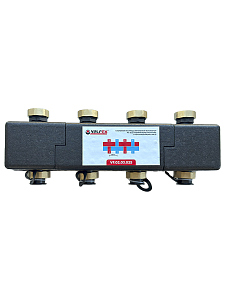 Стальной распределительный коллектор VALFEX на 2(3) контура в теплоизоляции