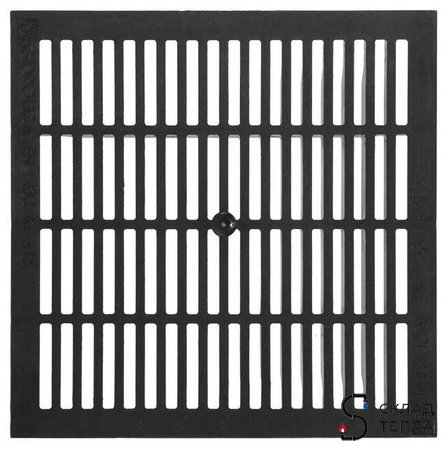 Решетка пластиковая для дождеприемника Gidrolica 300х300. Вид 3.